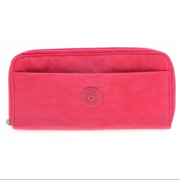 Kipling Handbags - SOLD🐥Kipling Pink Extra Large Travel Passport